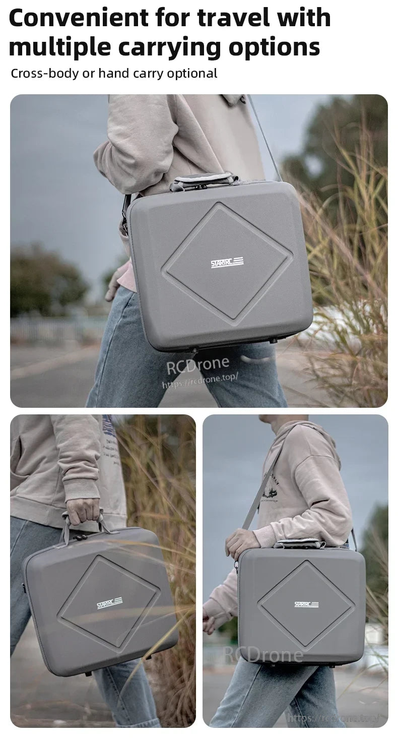 STARTRC Dual Drone Storage Bag, Convenient travel bag with cross-body or hand carry options, STARTRC brand.