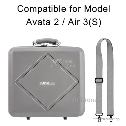STARTRC Dual Drone Storage Bag, STARTRC dual drone storage bag fits Avata 2, Air 3(S), Mini 4 Pro; includes shoulder strap for portable, secure transport.