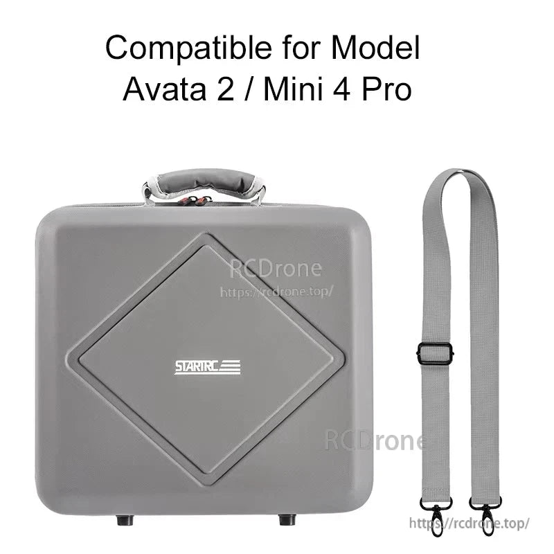 STARTRC Dual Drone Storage Bag, STARTRC dual drone storage bag fits Avata 2 and Mini 4 Pro, includes shoulder strap for portable, protective transport.