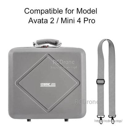 STARTRC Dual Drone Storage Bag, STARTRC dual drone storage bag fits Avata 2 and Mini 4 Pro, includes shoulder strap for portable, protective transport.