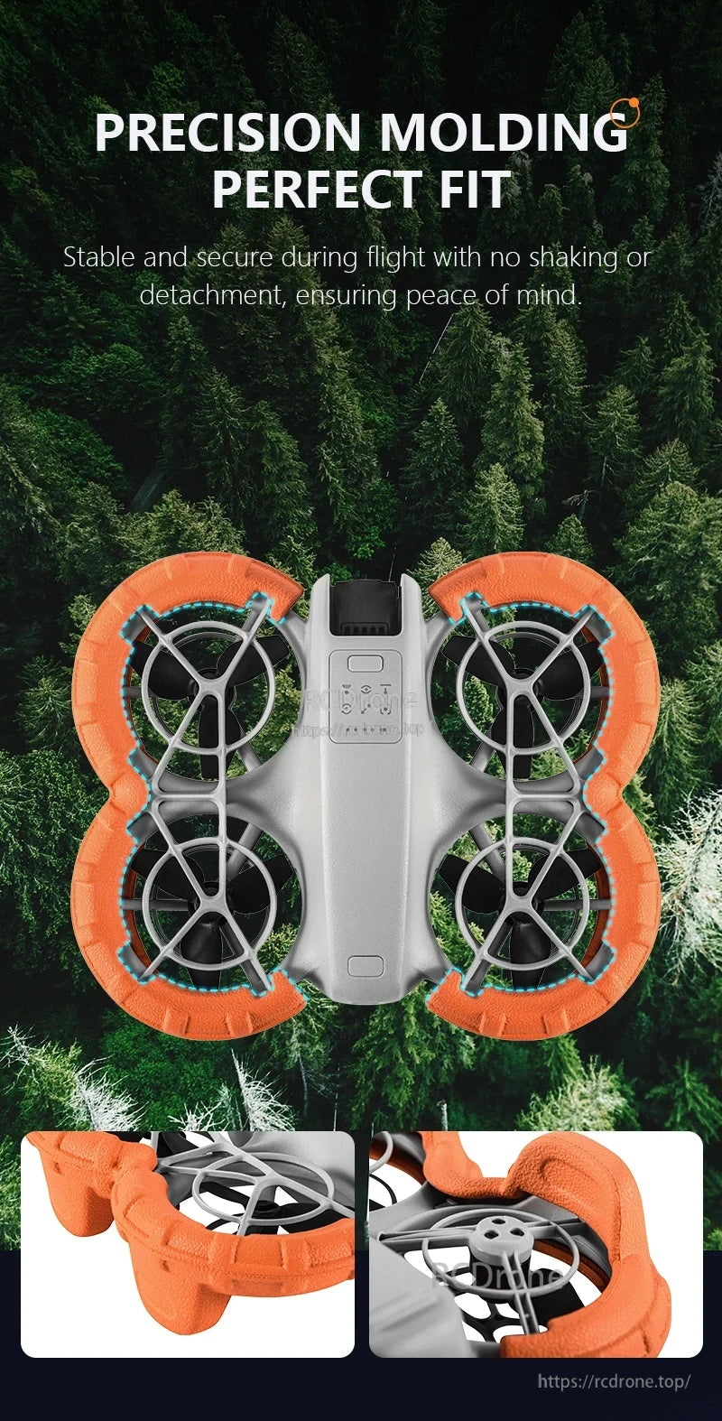 STARTRC StartRC Floating Propeller Guard, Precision molding ensures perfect fit, stable flight, and secure protection.
