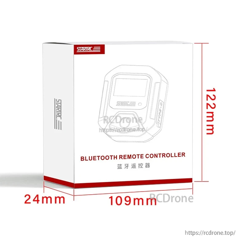 STARTRC GPS Bluetooth Wireless Remote Controller, STARTRC Bluetooth Remote Controller, 109x24x122mm