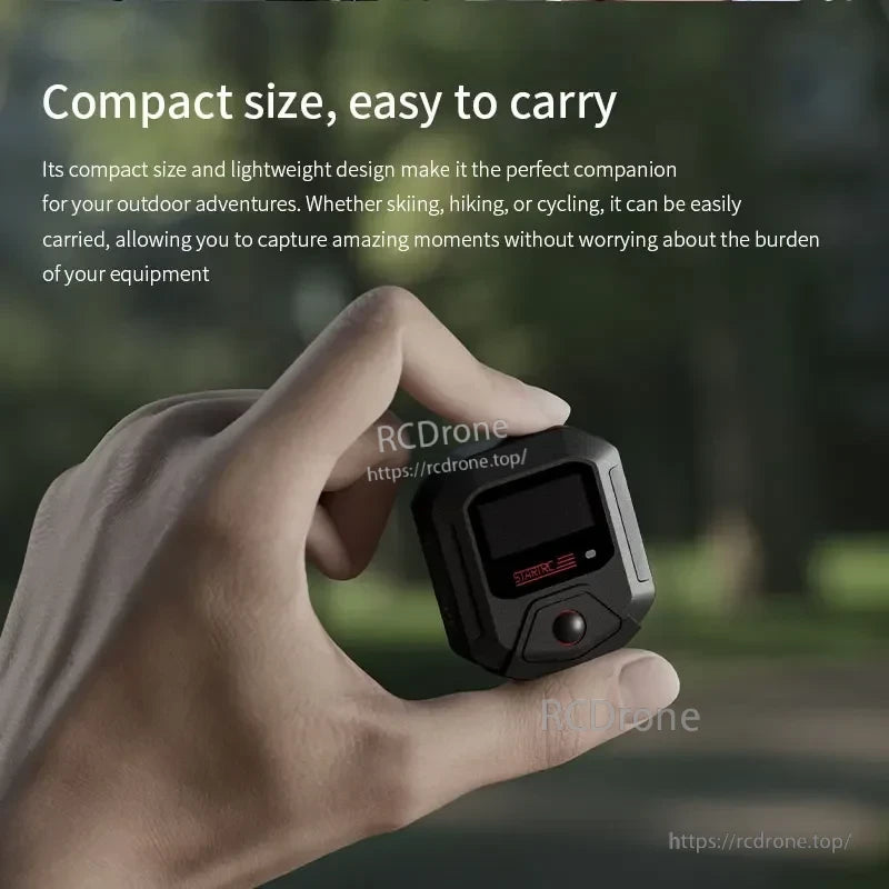 STARTRC GPS Bluetooth Wireless Remote Controller, Compact, lightweight GPS remote perfect for skiing, hiking, and cycling, offering portable navigation and adventure tracking.