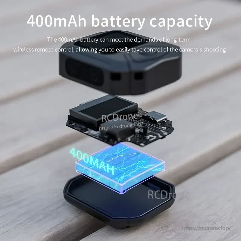 STARTRC GPS Bluetooth Wireless Remote Controller, 400mAh battery ensures long-term wireless remote control for camera shooting.