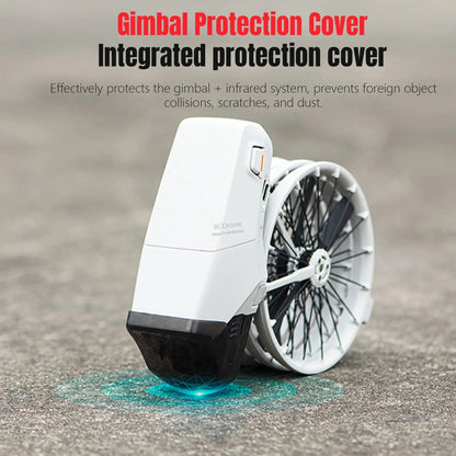 Gimbal Protection Cover features an integrated design to shield the gimbal and infrared system from collisions, scratches, and dust.
