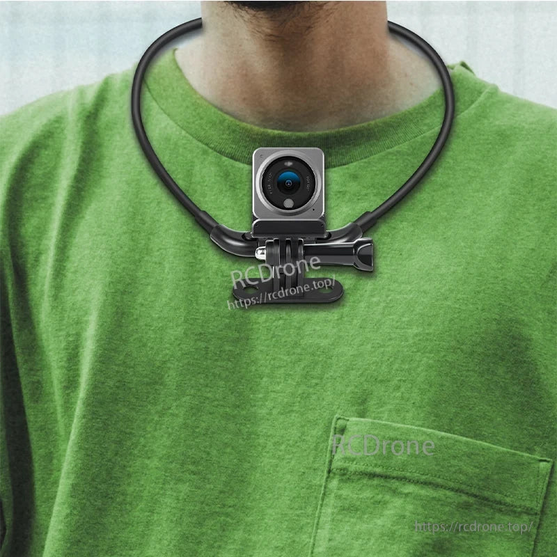 STARTRC Hanging Neck Mount Holder, First-person perspective capture for vlogs and activity footage provides stronger immersion than hand-held shooting.