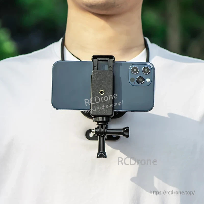 STARTRC Hanging Neck Mount Holder, Capture first-person perspective for vlogs and activity footage with stronger immersion than handheld shooting.