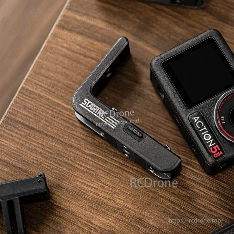 STARTRC L-Type Quick Release Bracket, Strong magnetic interface with a secure metal buckle and limit post provides stability during intense movement.