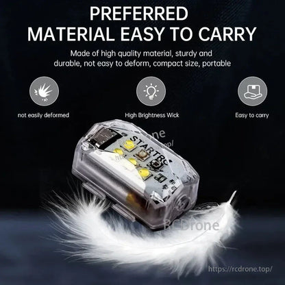 STARTRC LED Night Flight, High-quality LED night flight light for DJI FLIP with long-range navigation strobe and portable design.