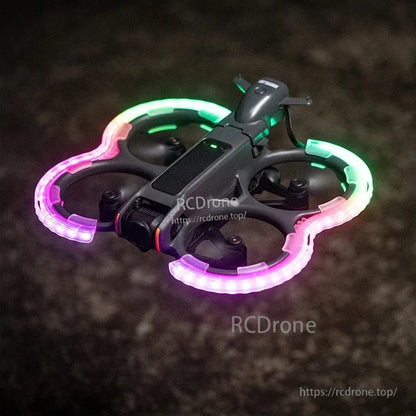 STARTRC LED Propeller Guard, Rechargeable LED propeller guard for DJI Avata 2, featuring luminous protective bumper for enhanced safety and visibility during flights.