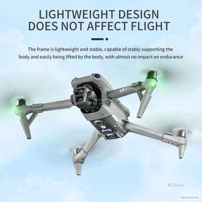 STARTRC Landing Gear extensions for DJI Air 2/3 provide stabilized support with lightweight ABS material, weighing only 32g.