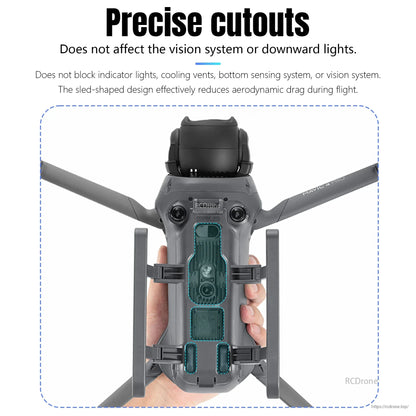 STARTRC Landing Gear for DJI Mavic Pro has a foldable skid with quick-release legs that doesn't affect the drone vision system.