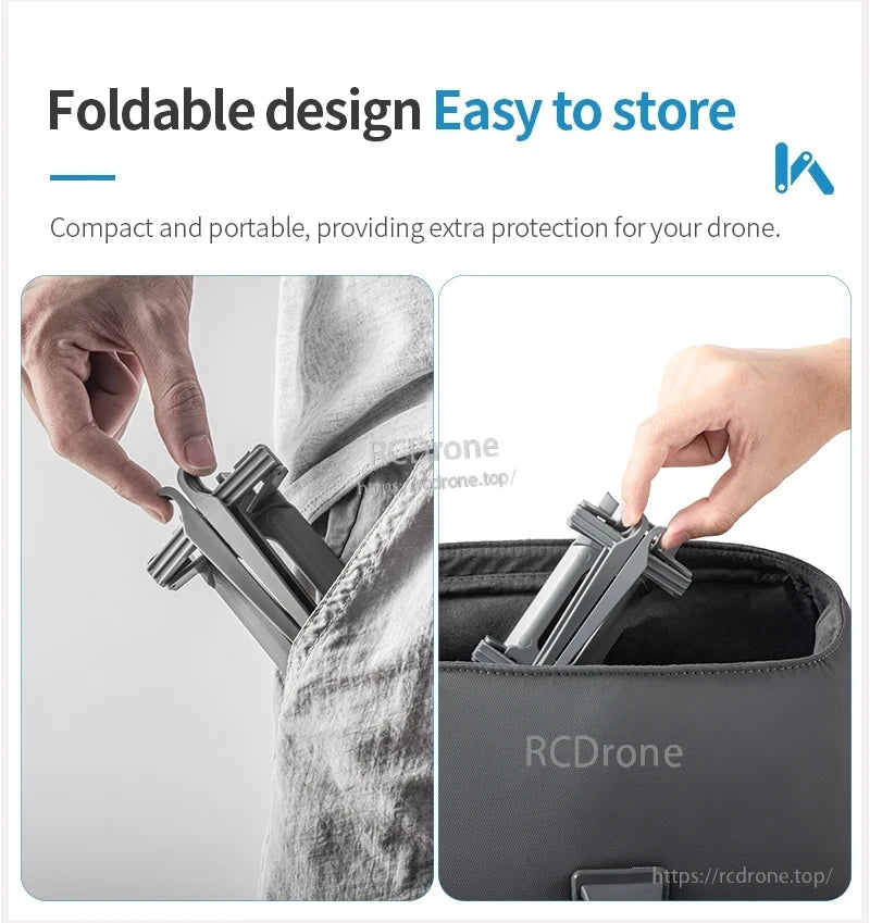 STARTRC Landing Gear, Foldable, compact design for easy storage and portability; protects drone during transport.