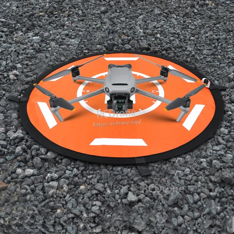 STARTRC Landing Pad, Waterproof landing pad for field operations with DJI compatibility, available sizes from 50cm to 80cm, and high-contrast 'H' indicators for visual guidance.