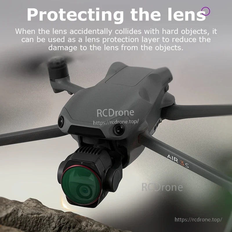 STARTRC Lens Filter, Lens filter protects camera from impacts during drone flight.