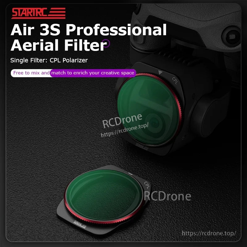 STARTRC Lens Filter, STARTRC Air 3S Professional Aerial Filter CPL Polarizer