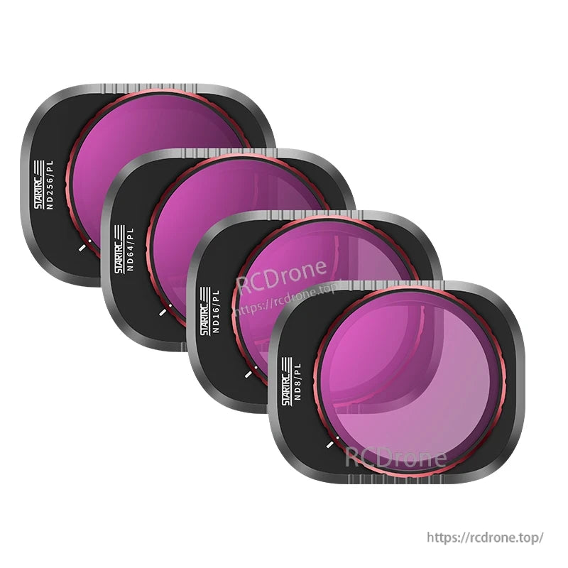 STARTRC Lens Filter, Slows shutter by 6 f-stops for bright sunlight with no color shift.