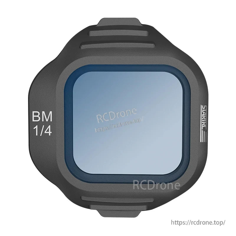 STARTRC Lens Filter, Secure fit for snap-on installation, holding tight during flight without interfering with gimbal operation.