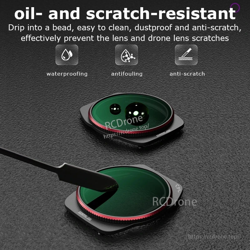STARTRC Lens Filter, Durable, waterproof lens filter with oil, scratch, and fouling resistance; easy to clean and maintain.