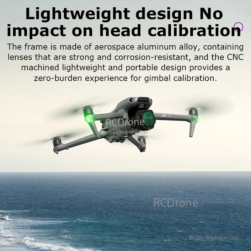 STARTRC Lens Filter, Lightweight aerospace aluminum frame, corrosion-resistant lenses, and CNC-machined components enable easy gimbal calibration.