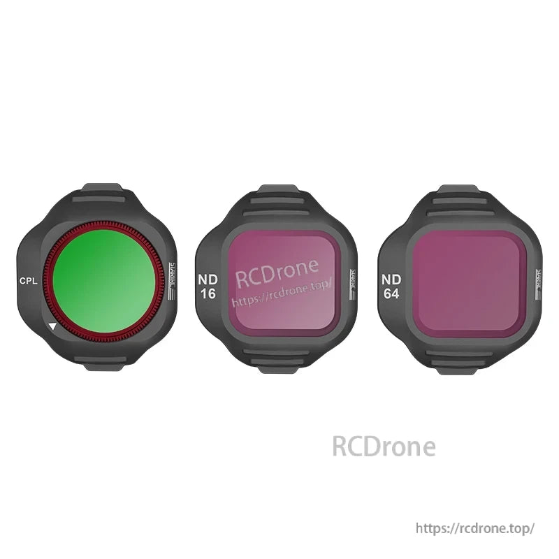 STARTRC Lens Filter, Input settings include various filter options for camera setup.