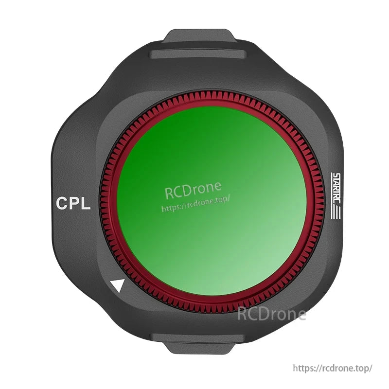 STARTRC Lens Filter Set for DJI Mini 5 Pro with 1/4 Black Mist, UV, CPL, Natural Night, and ND8/16/32/64/128 filters.