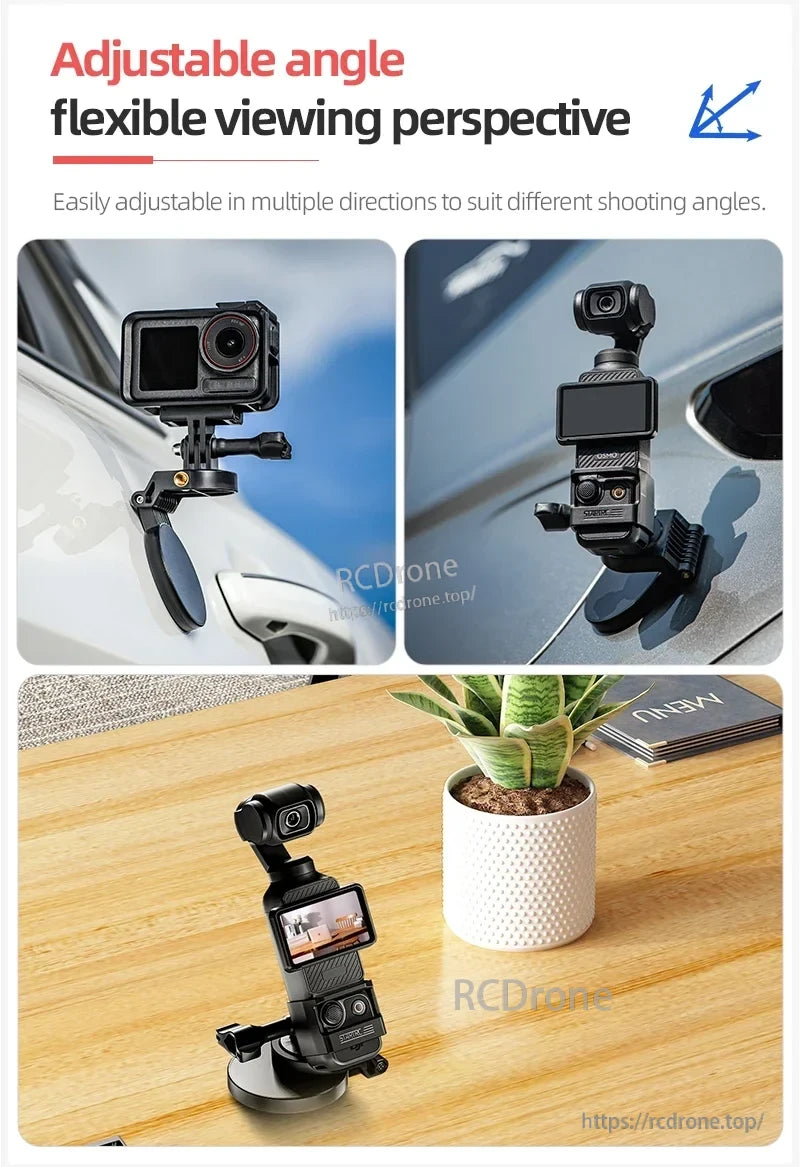 STARTRC Magnetic Mount Bracket, Magnetic mount with adjustable angle for flexible car or desk viewing.