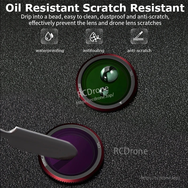 STARTRC Magnetic ND & CPL Filter, Durable, oil-resistant, scratch-proof, waterproof drone lens protector with anti-fouling properties for enhanced lens protection.