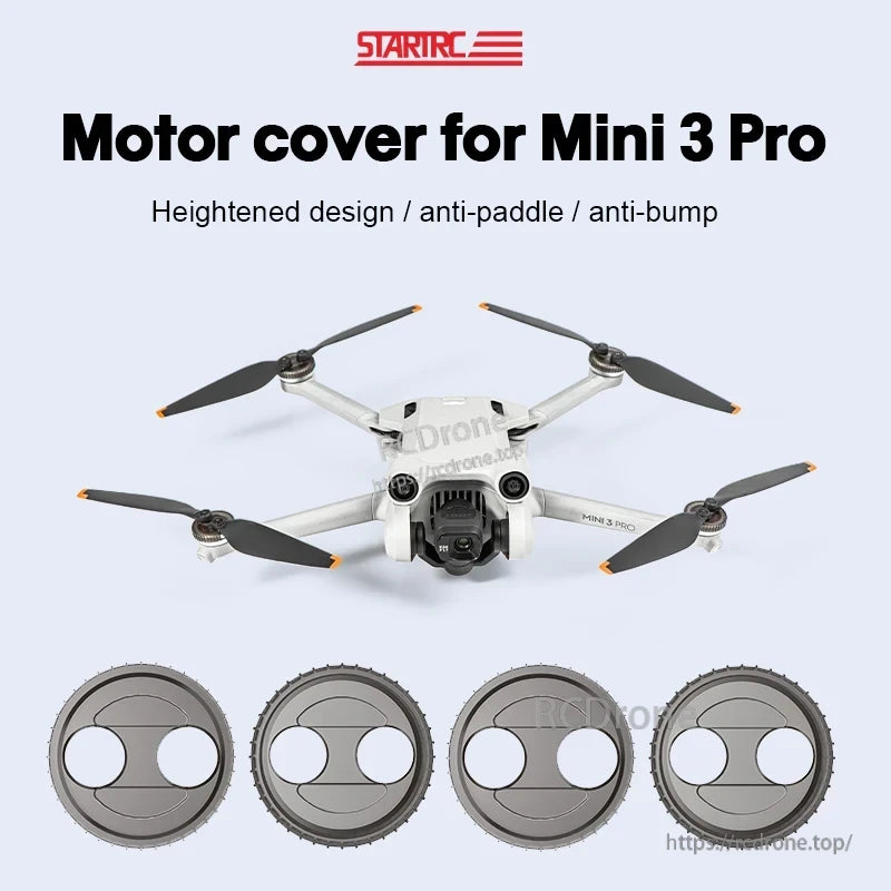 STARTRC Motor Protective Cover, DJI Mini 3 Pro protective cover prevents paddle and bump damage during use with its heightened features.