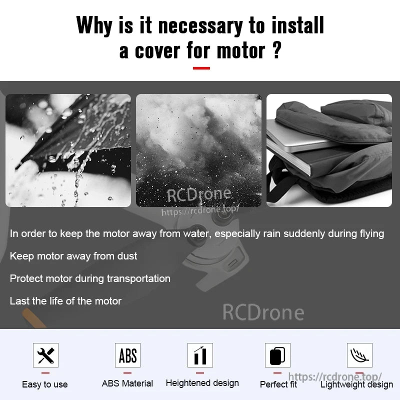 STARTRC Motor Protective Cover, Motor cover shields against water, dust, and damage, extends motor life, lightweight, easy to use, and ensures a perfect fit.