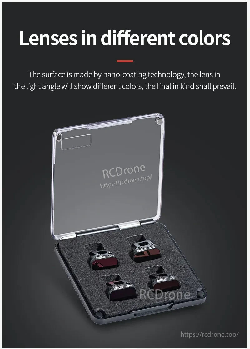STARTRC (StartRC) ND Fil, STARTRC ND Filters with nano-coating, multi-color lenses in protective case