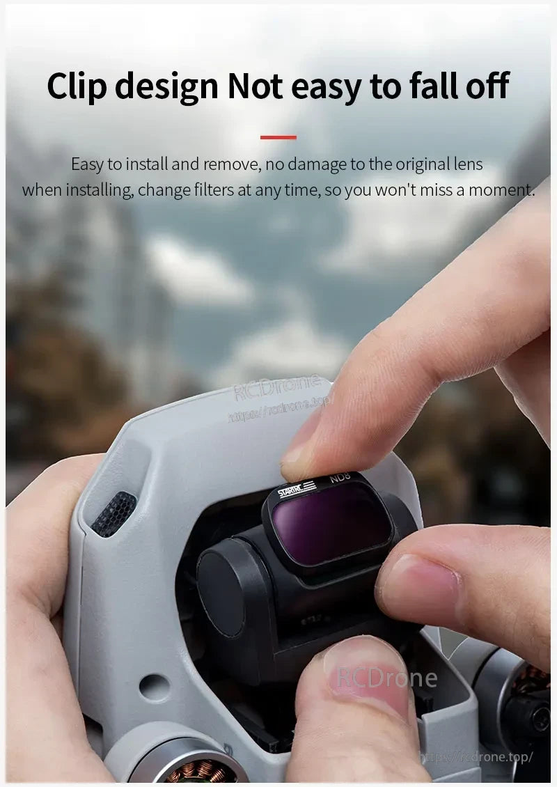 STARTRC (StartRC) ND Fil, Clip design, easy install/remove, no lens damage, quick filter change