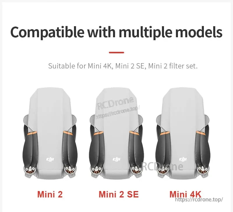 STARTRC (StartRC) ND Fil, Compatible with Mini 2, SE, 4K, and other DJI drones; ND filter set fits multiple models. (19 words)