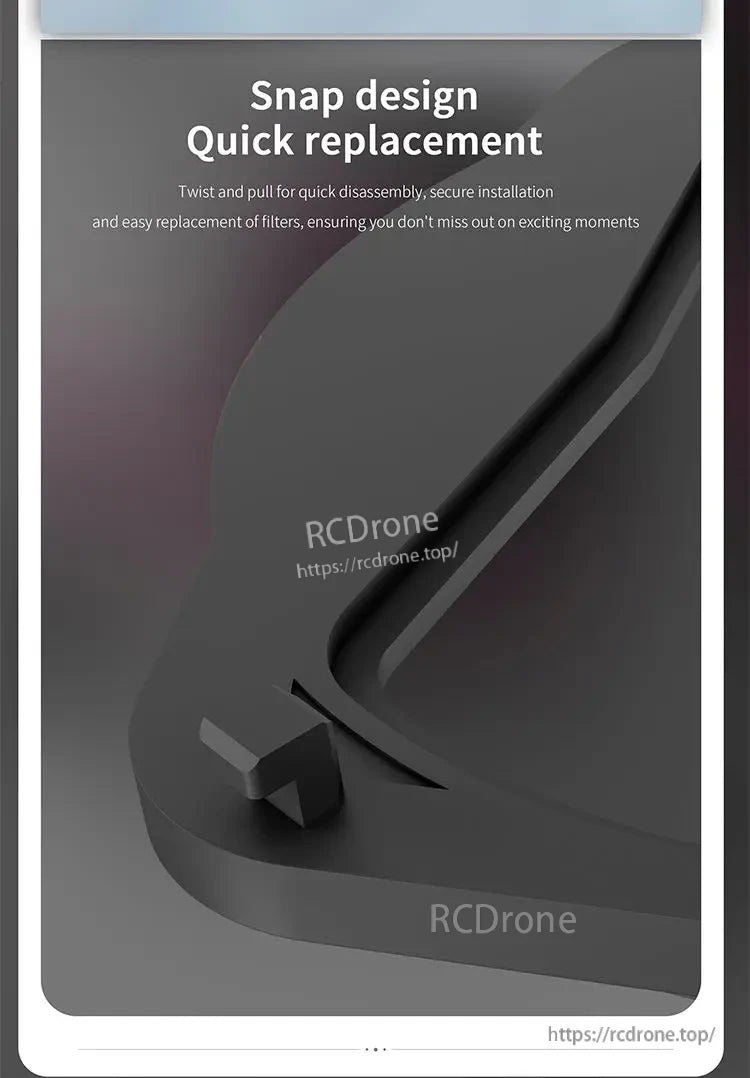 STARTRC ND Filter, Snap design for quick filter replacement and secure installation