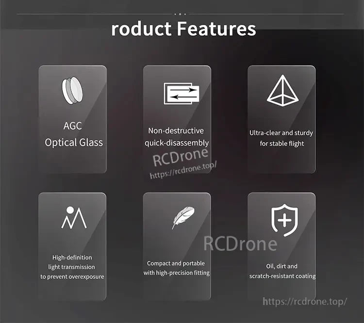 STARTRC ND Filter, High-clarity, scratch-resistant optical glass with quick-disassembly and compact design for stable, portable drone use. (17 words)