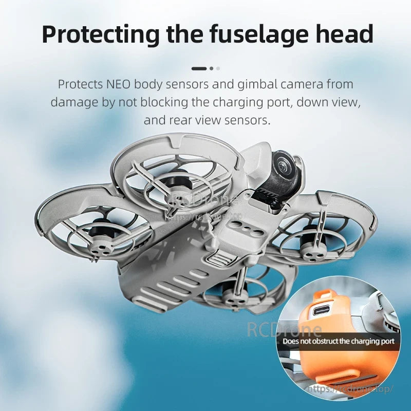 STARTRC Neo Battery Case, Protects NEO sensors and camera, preserves charging port access.