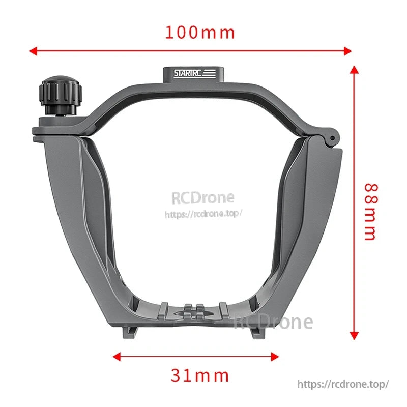 STARTRC Osmo 360 Expansion Fixed Bracket, Easy installation and removal with simple steps.