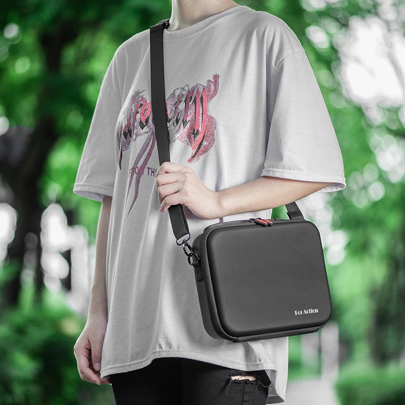 STARTRC PU Storage Bag, Compact size for travel dimensions: 258mm x 205mm x 60mm or 10.2 inches x 8.1 inches x 2.4 inches.