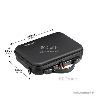 STARTRC PU Storage Bag, STARTRC PU hard storage bag for DJI Action 5 Pro, sized 258x205x60mm, offers durable protection and portability.