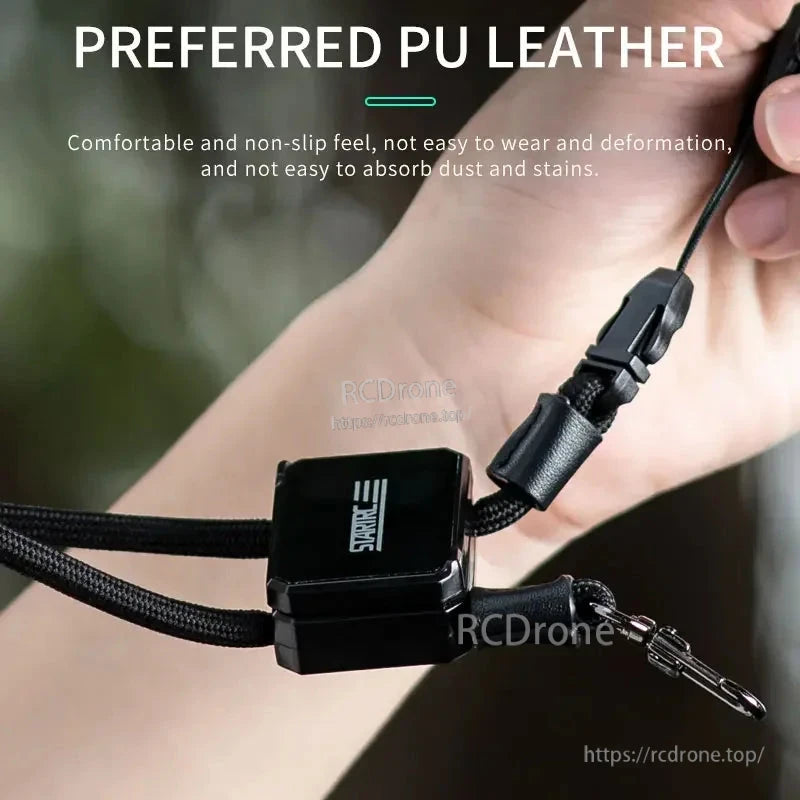 STARTRC Pocket 3 Lanyard Adjustable Shoulder Strap, STARTRC Pocket 3 Lanyard has a comfortable and non-slip feel with PU leather, resisting dust and stains.