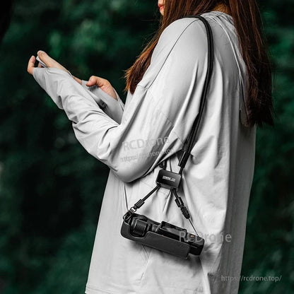 STARTRC Pocket 3 Lanyard Adjustable Shoulder Strap, Adjustable shoulder strap with quick-release, compatible with DJI Pocket 3, AVATA 2, RC Motion 3, and FPV RC for convenient carrying.