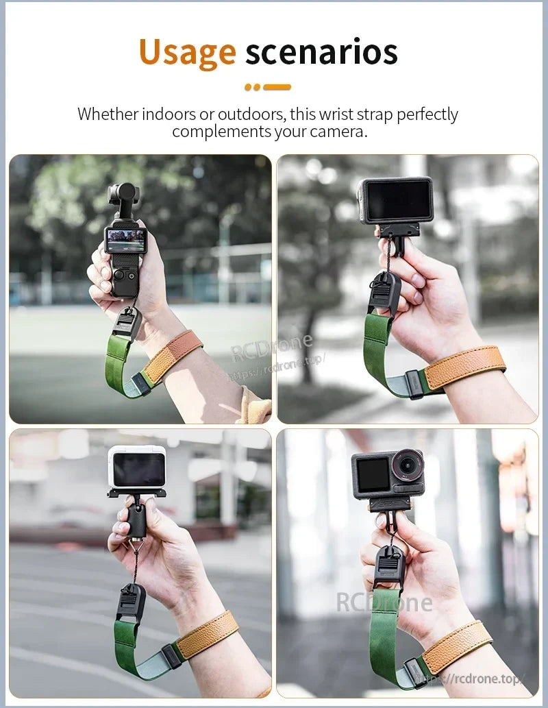 STARTRC Pocket 3 Wrist Strap, Camera wrist strap for indoor and outdoor use, improves grip and stability. (14 words)