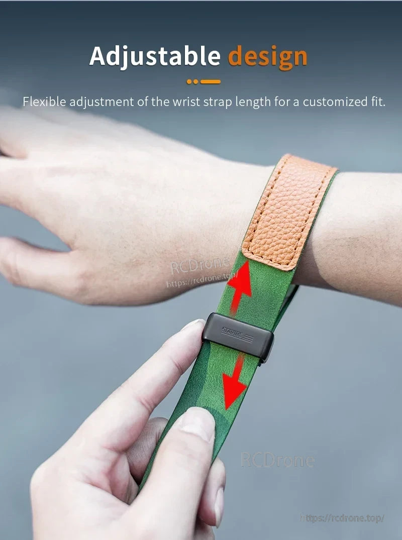 STARTRC Pocket 3 Wrist Strap, Adjustable wrist strap offers flexible length for a customized, secure fit.