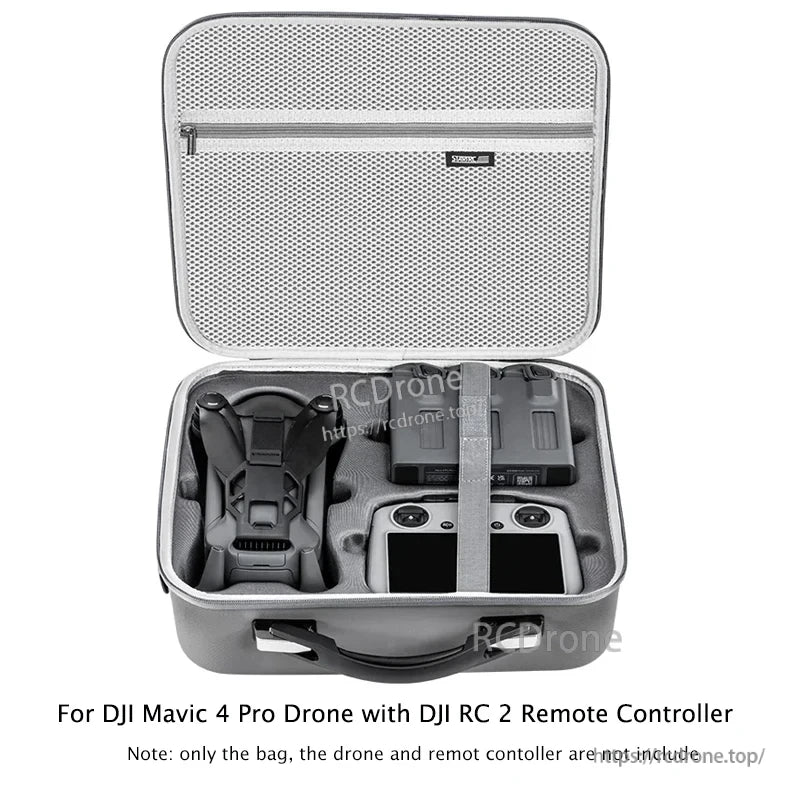 STARTRC Portable Shoulder Bag, STARTRC bag for DJI Mavic 4 Pro and RC 2 controller; drone and controller not included. Durable, protective, portable design.