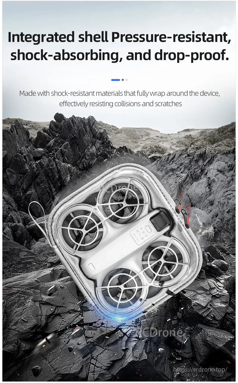STARTRC Portable Storage Bag, Integrated shell protects drone from pressure, shock, and drops.