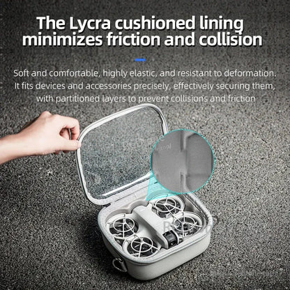 STARTRC Portable Storage Bag, Lycra lining minimizes friction and impact, providing soft, elastic, durable protection with layered partitions.