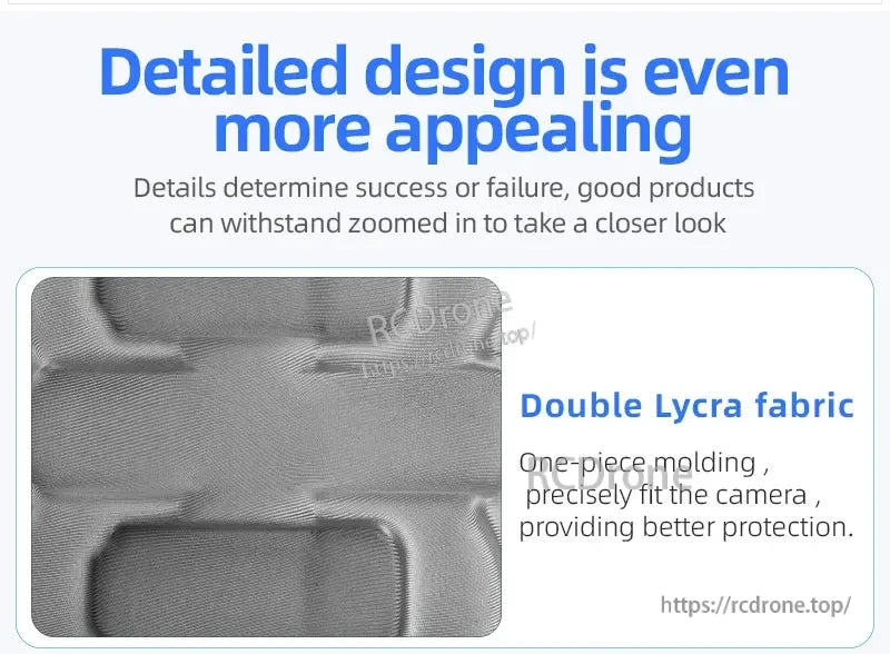 STARTRC Portable Storage Bag, Double Lycra fabric design with one-piece molding ensures precise camera fit and superior protection.