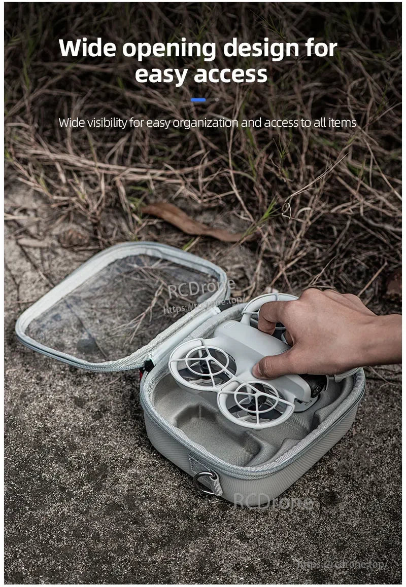 STARTRC Portable Storage Bag, Wide opening design for easy access, ensuring clear visibility and convenient organization of all items.