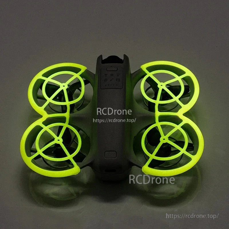 STARTRC Propeller Guard, Lightweight 10.5g TPU propeller guard with luminous green snap-on design for DJi Neo, offering anti-collision protection.