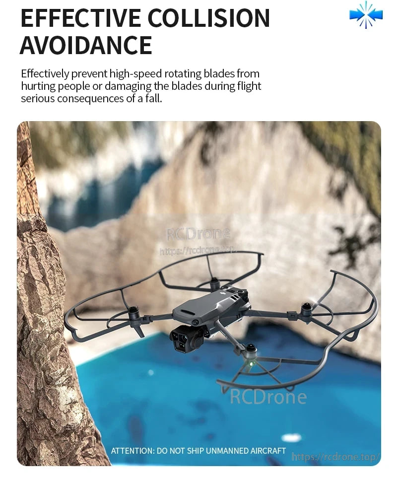 STARTRC Propeller Guard, Effective collision avoidance prevents blade injury and damage during flight or fall.